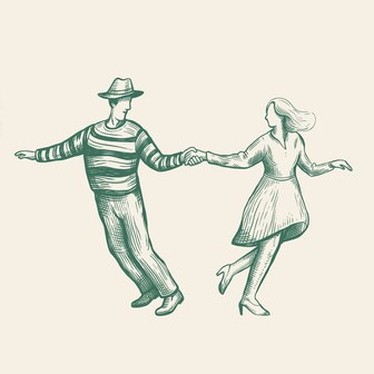 A couple dancing together