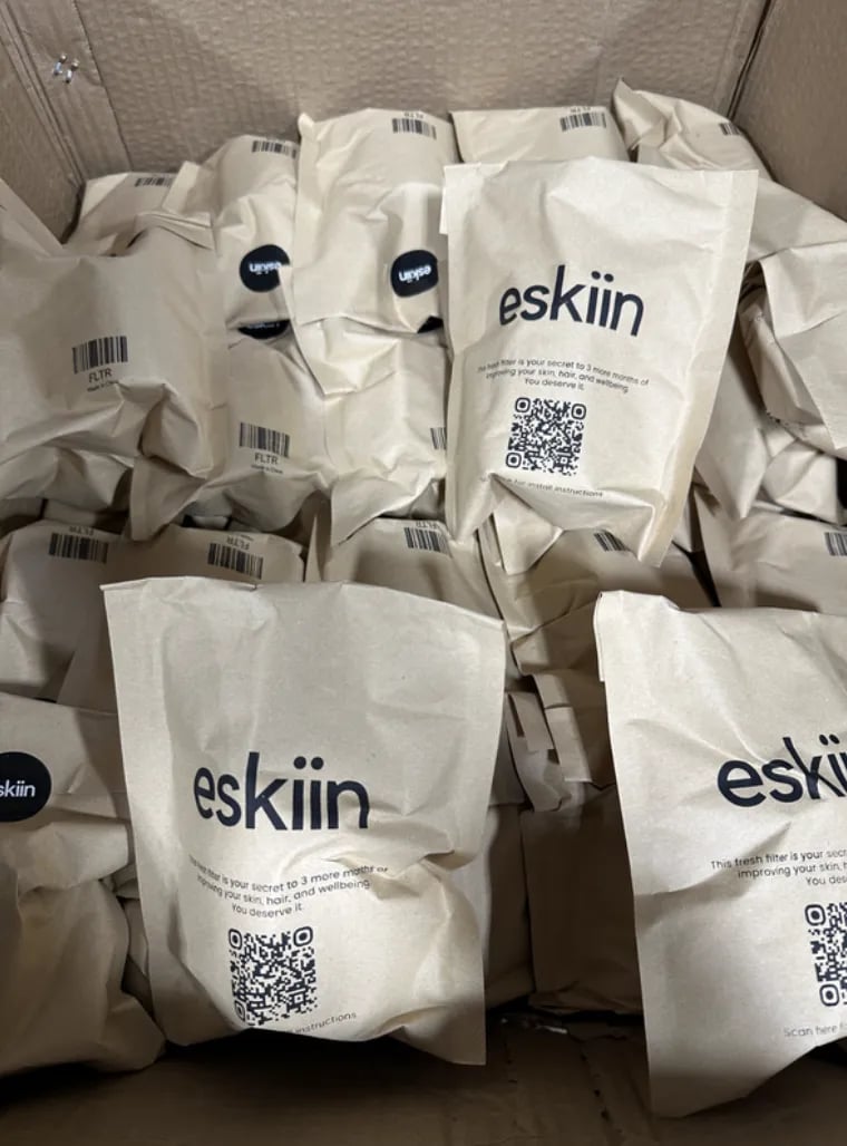 eskiin Handheld listo para enviarse