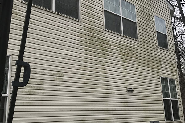 House siding cleaning in Marietta GA – remove green algae, mildew, and stains from vinyl and brick exteriors with safe low-pressure washing by S & S Clean Co