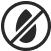 A crossed-out egg icon indicating no eggs or egg-free.