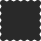 A black square placeholder image with a scalloped border.