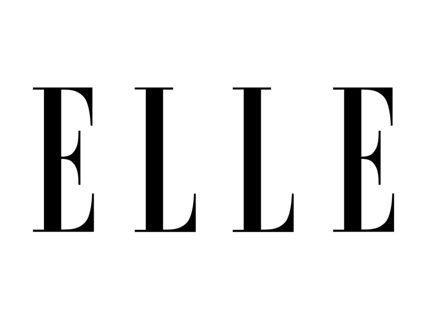 The word 'ELLE' in bold, black, serif font on a white background.