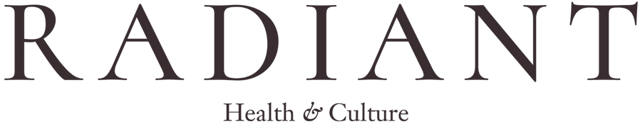 Text logo saying 'RADIANT Health & Culture'.