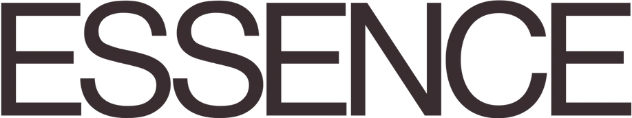 Black text 'ESSENCE' on a transparent background.