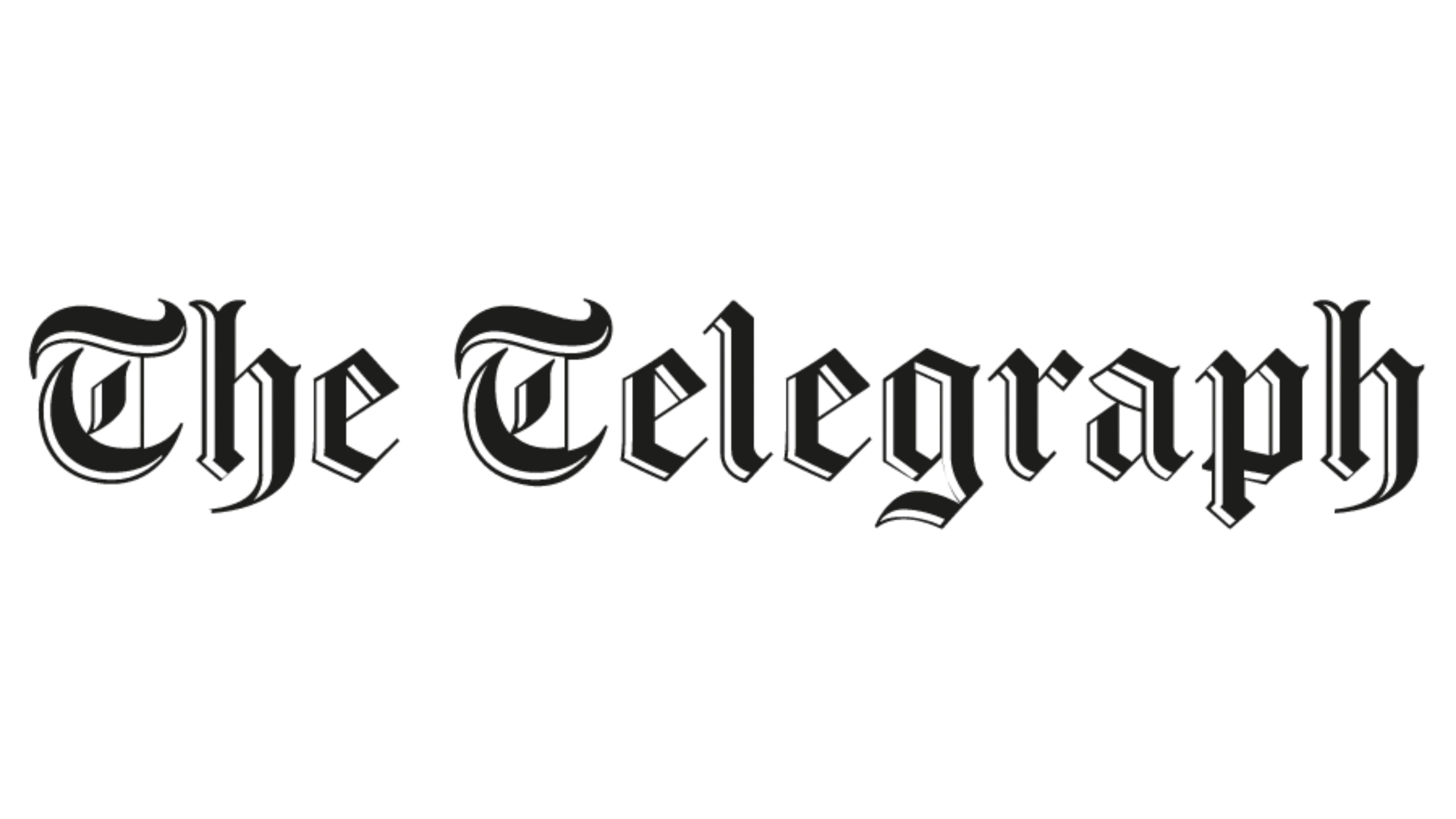 The word 'The Telegraph' in blackletter font.