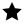 A small, pixelated, black five-pointed star icon.