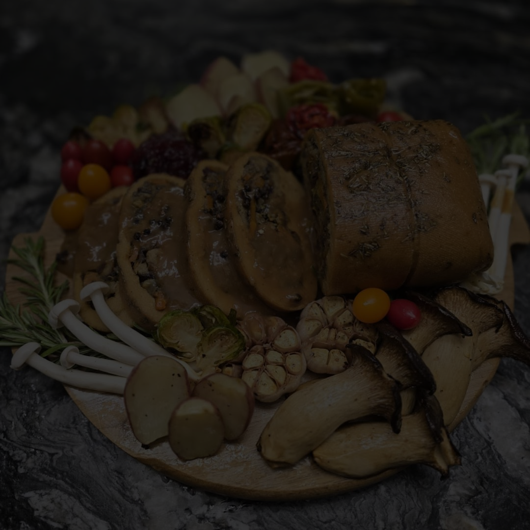 The Better Beast plant-based stuffed vegan roast by The Better Butchers
