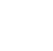 White brain icon on a transparent background.