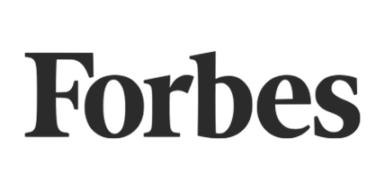 Forbes logo in black font on a transparent background.