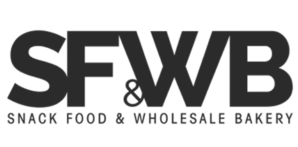 SF&WB logo with text: Snack Food & Wholesale Bakery.