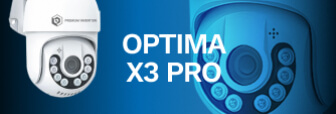 header for Optima X3 Pro security camera features