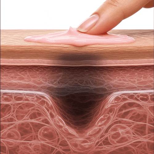 Illustration showing the protective skin barrier