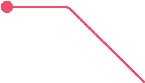 Red line with a circle at one end on a black background.