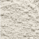 Close-up texture of a white granular powder.