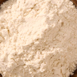 Close-up of a pile of white flour.