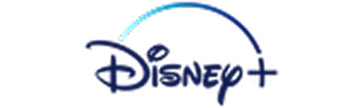 Disney+ logo with a stylized arc above the text.