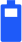 Blue clipboard icon with a rectangular shape and a top clip.