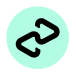 An icon of two interlocking arrows inside a light green circle.
