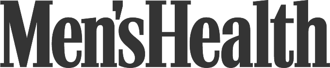 Men's Health logo in black text on a transparent background.