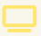 Yellow computer monitor icon on a light background.
