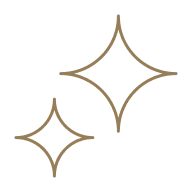 An icon of two tan, four-pointed stars.