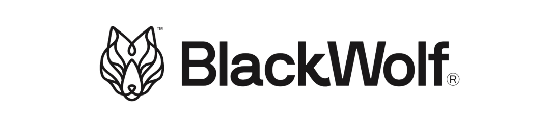 Stylized wolf logo next to the text 'BlackWolf'.
