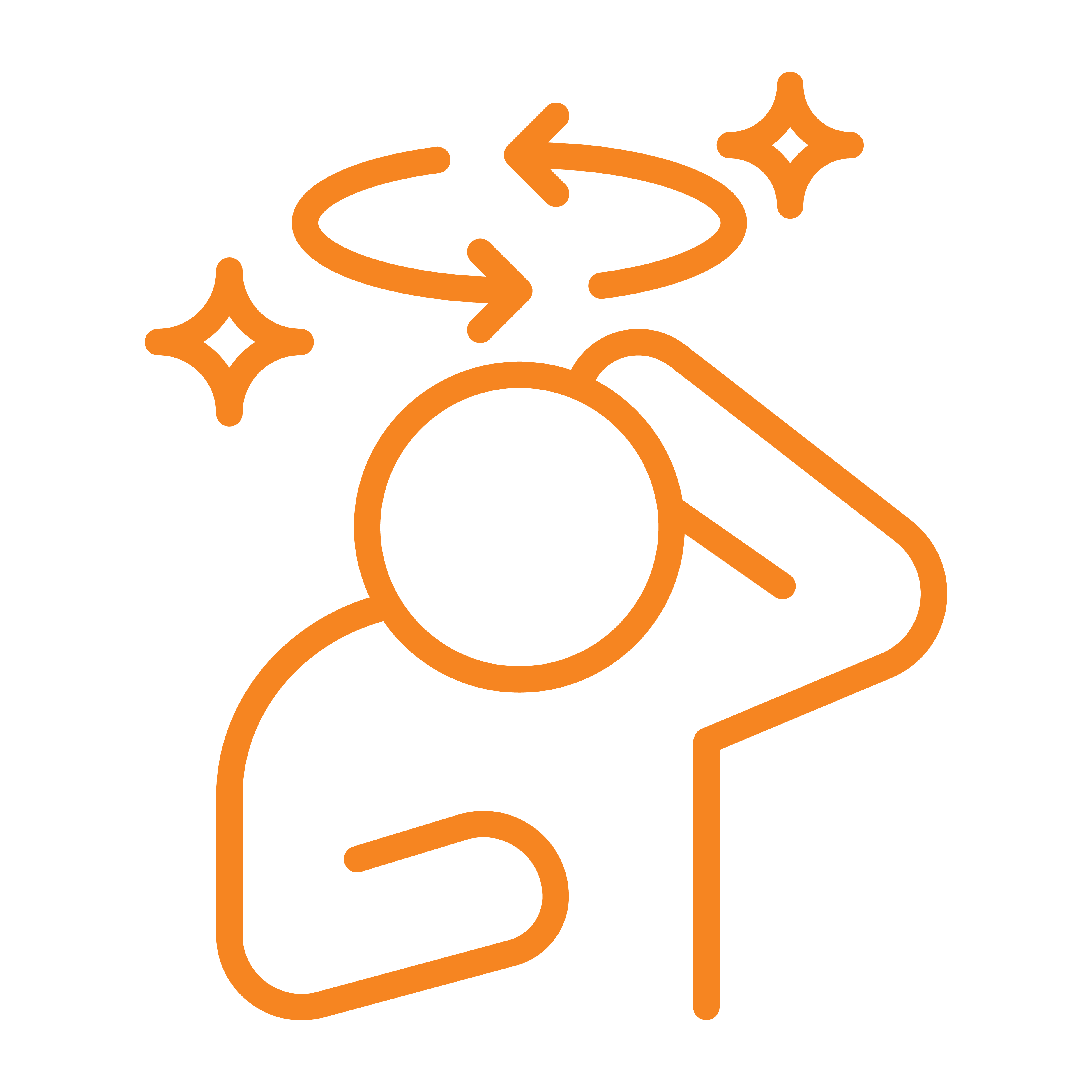 Outline of a person sleeping with 'zzz' above their head.