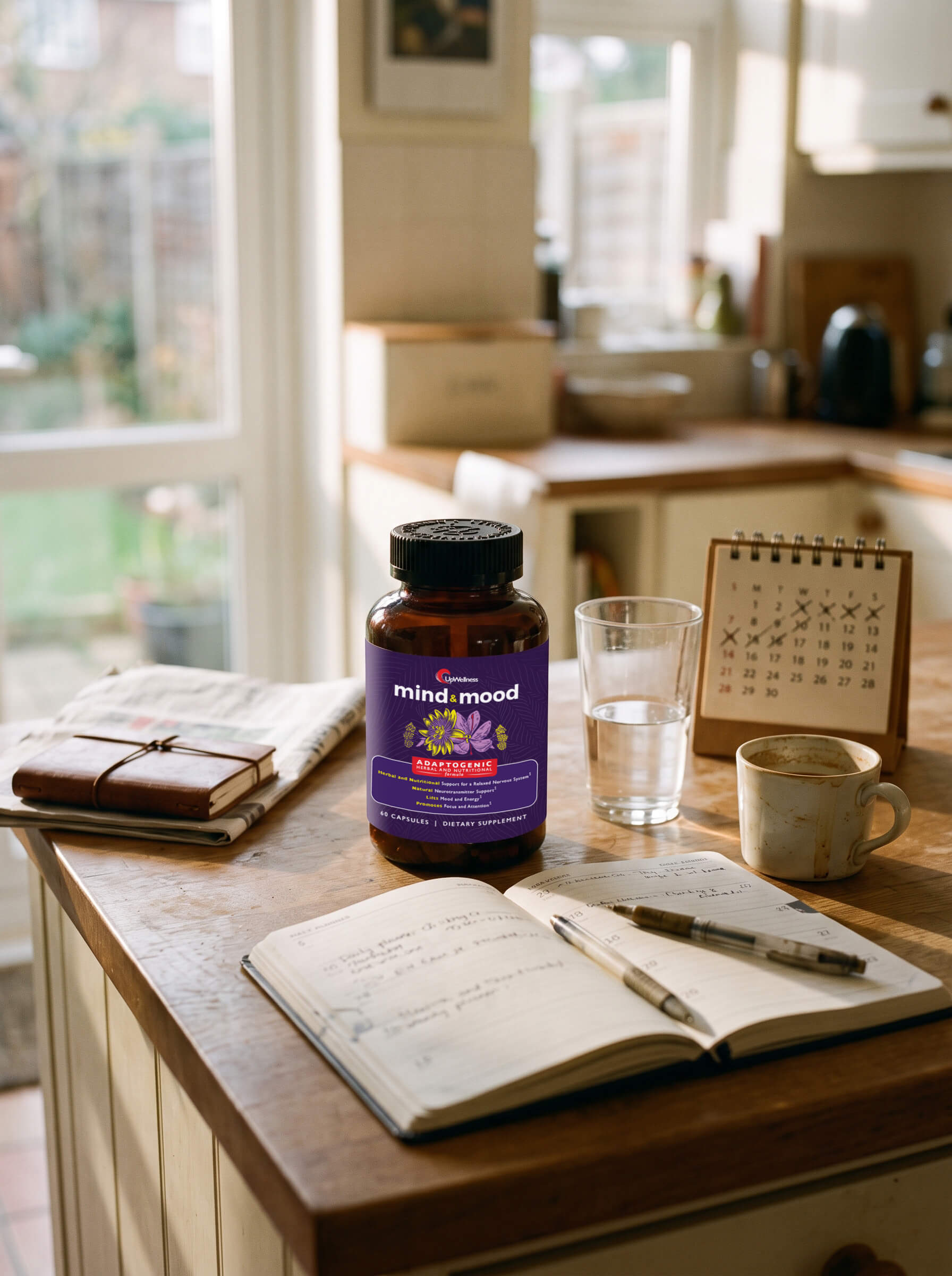 A person's hands hold an open packet of LTV Hydration and Liver Support dietary supplement.