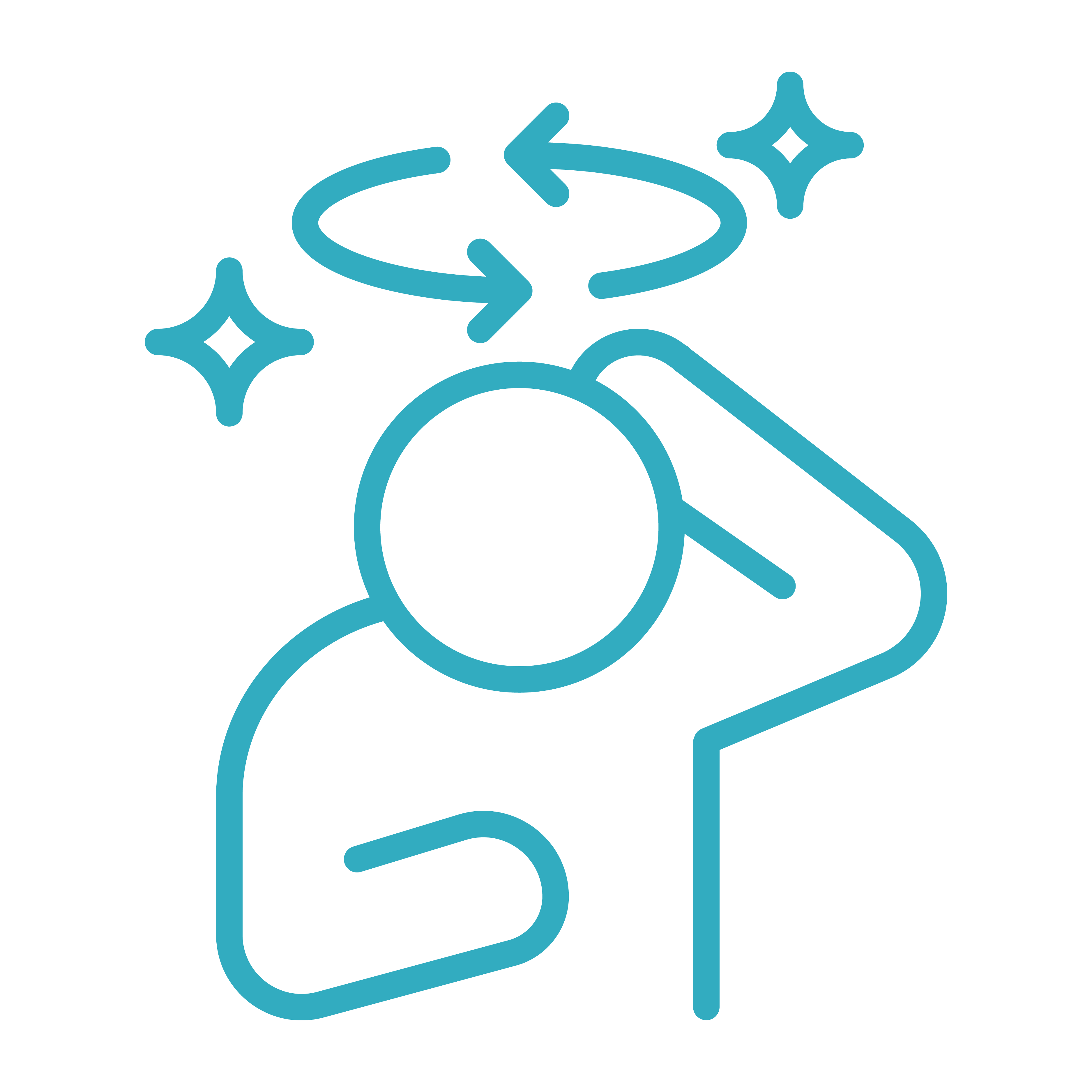 Outline of a person sleeping with 'zzz' above their head.