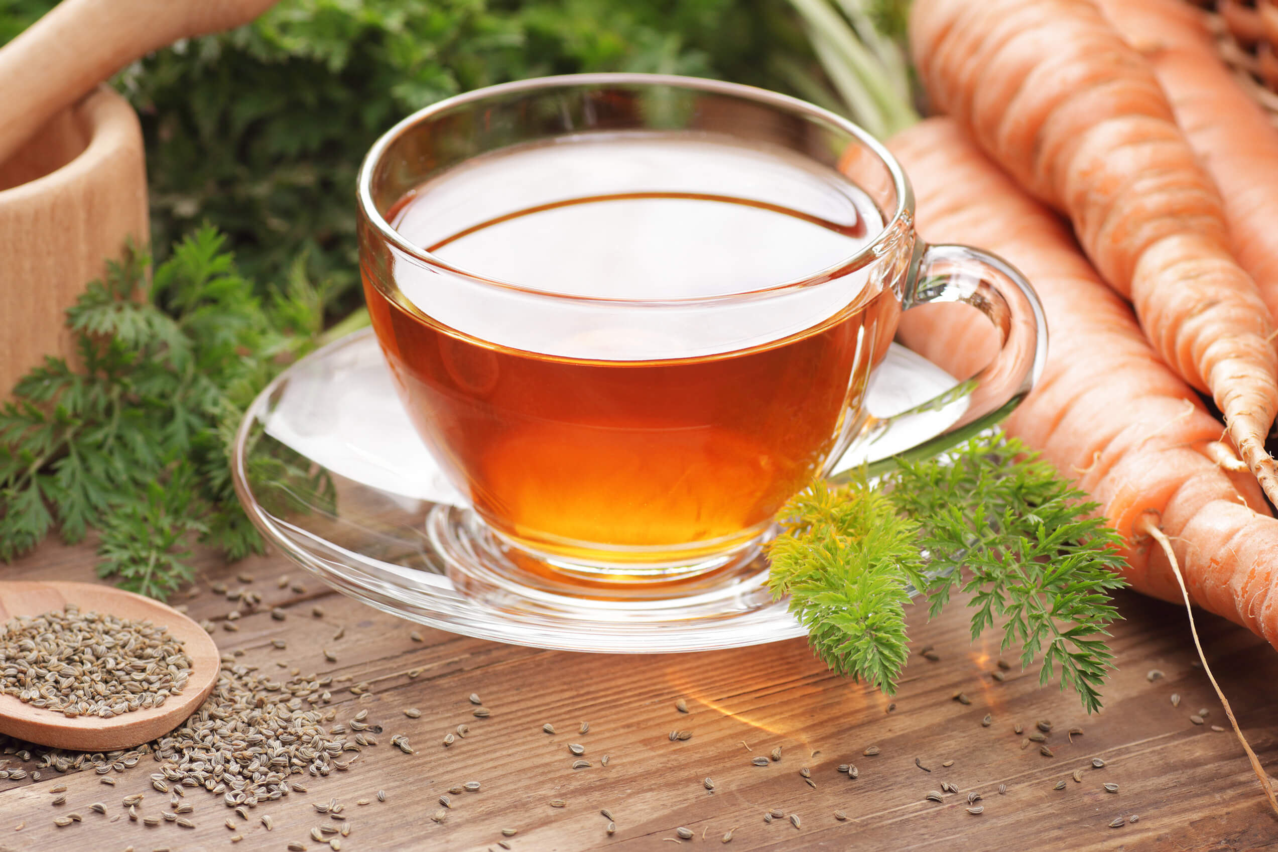 Illustration of a liver with red targeting circles on a human body.