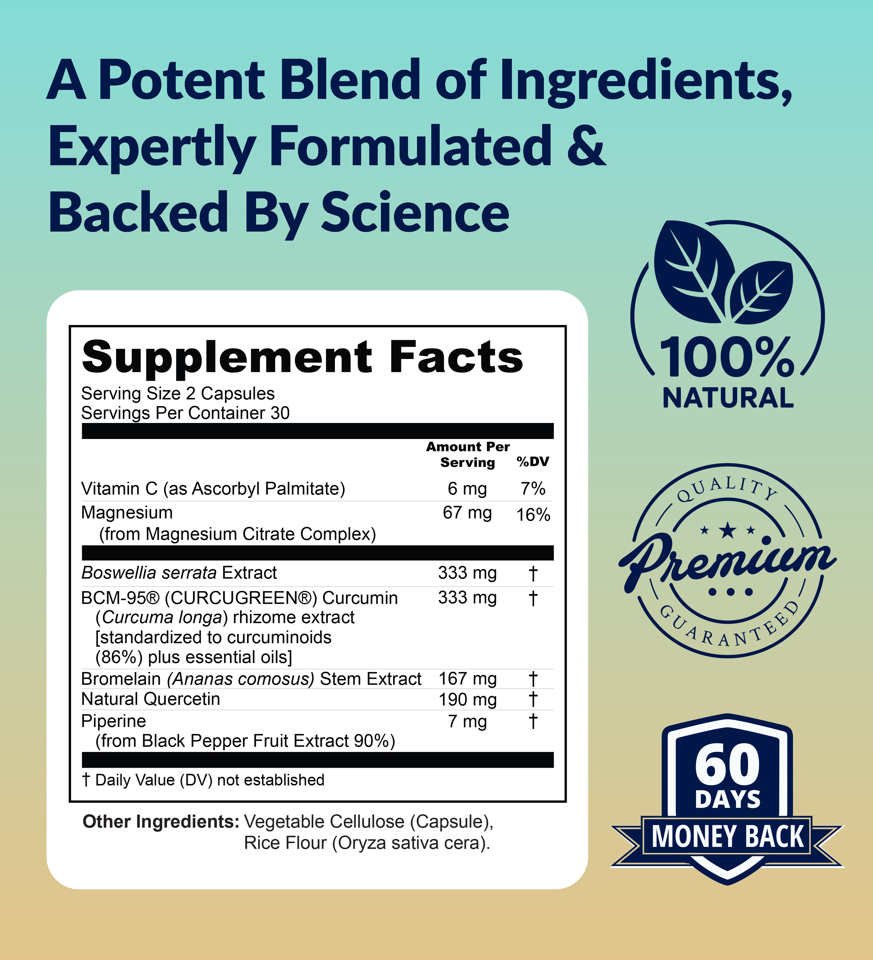 Text about liver supplement with photo of a doctor and a supplement bottle.