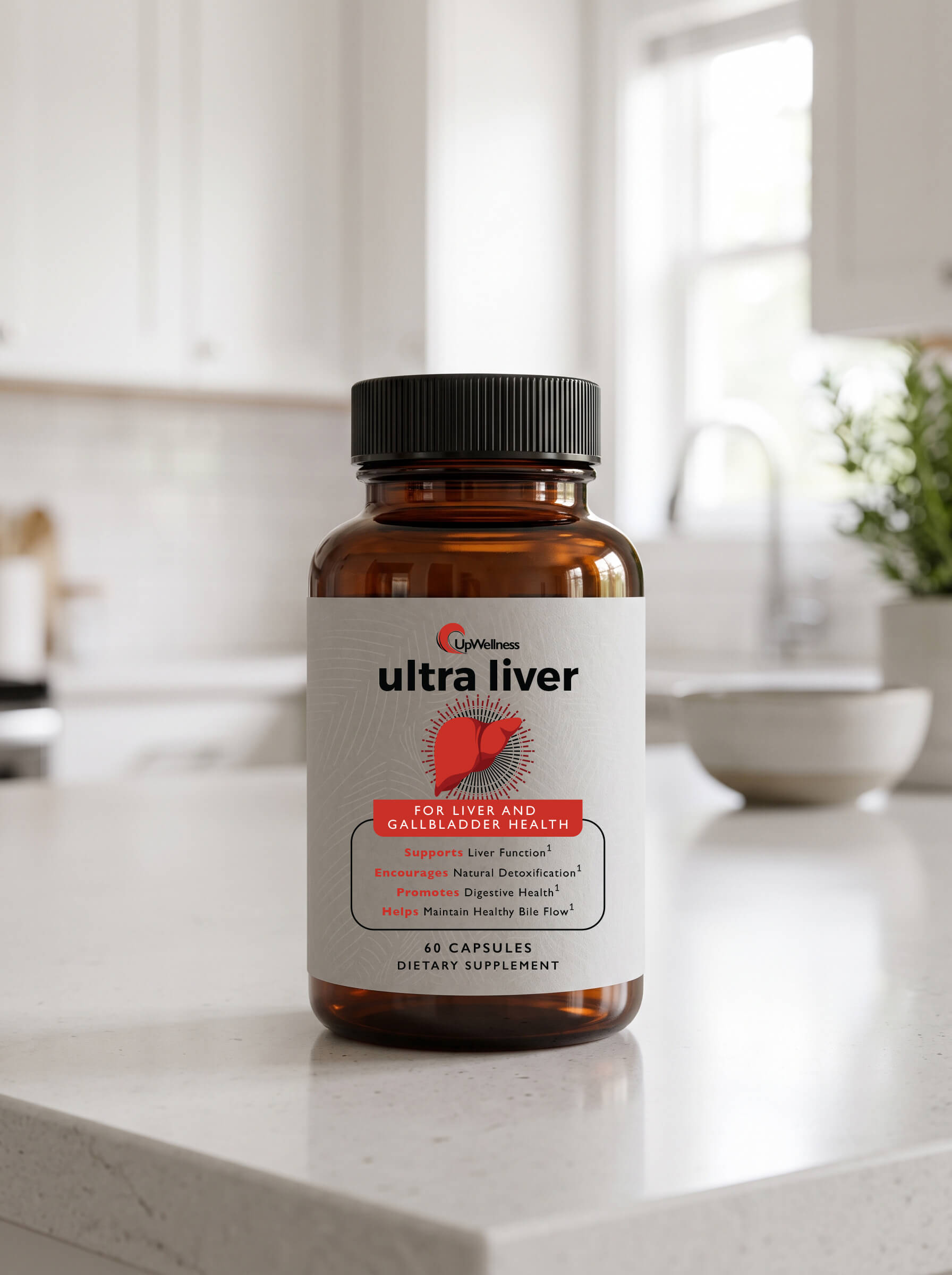 A person's hands hold an open packet of LTV Hydration and Liver Support dietary supplement.