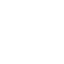 A black abstract symbol with radiating curved lines inside a white circle.