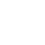 A pixelated, circular, black and white icon of a stylized American flag with five stars.