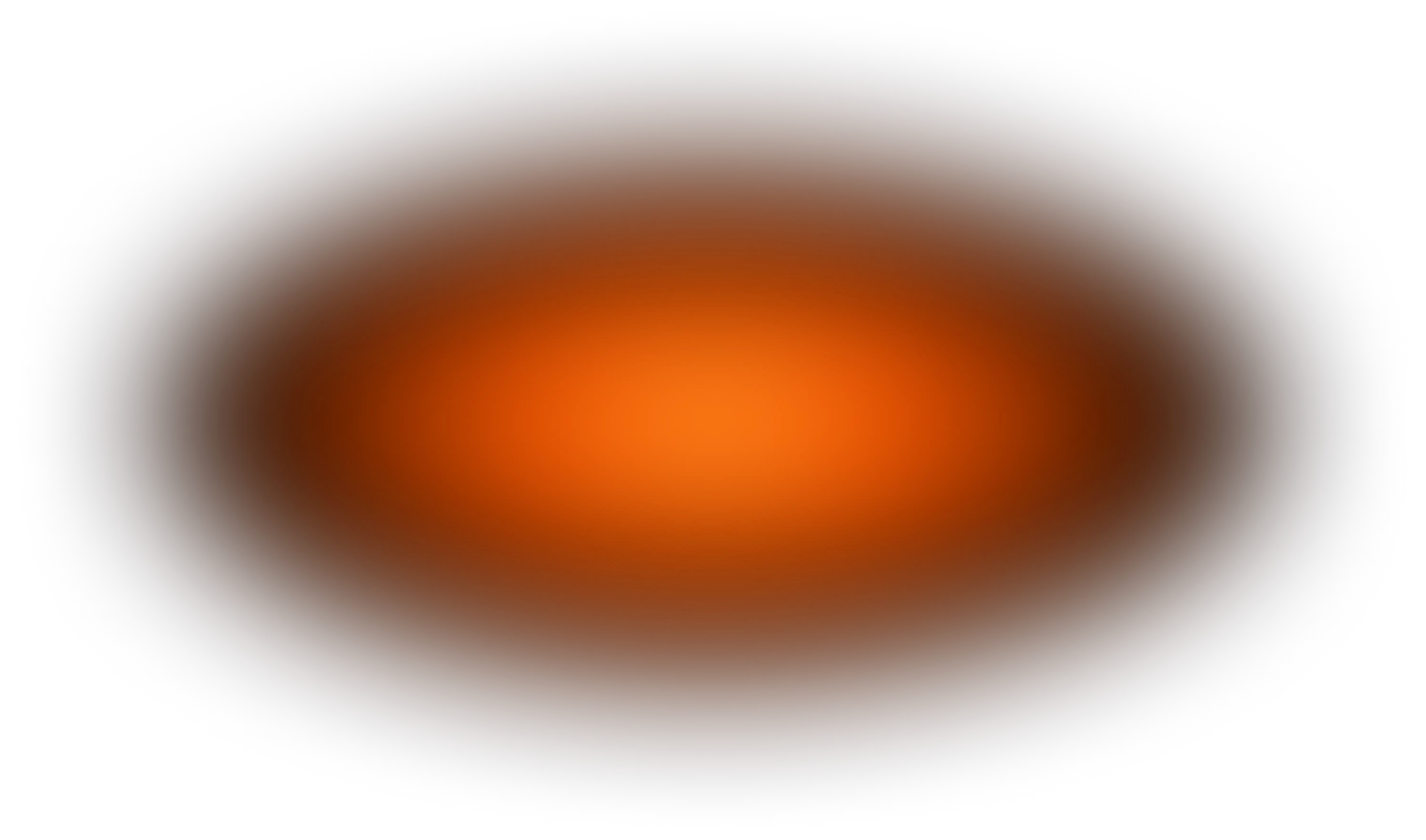 An abstract gradient background of orange, dark brown, and white.