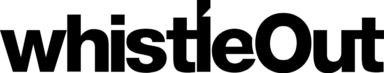 The WhistleOut logo in black text on a white background.