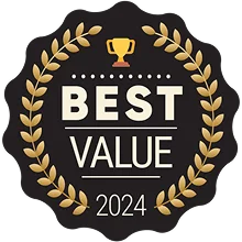 Badge 'Best Value 2024'