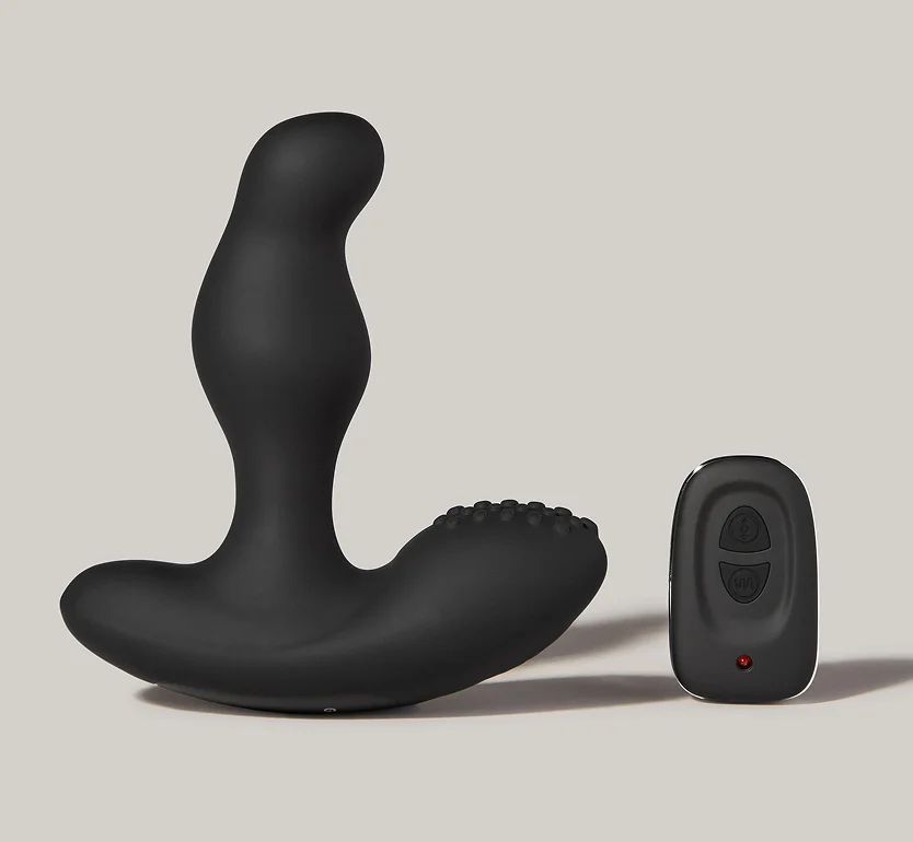 Black Prostate Massager Giddy Thor with remote control