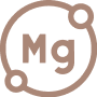A stylized icon with the letters Mg inside a circle with two smaller circles attached to the outside.
