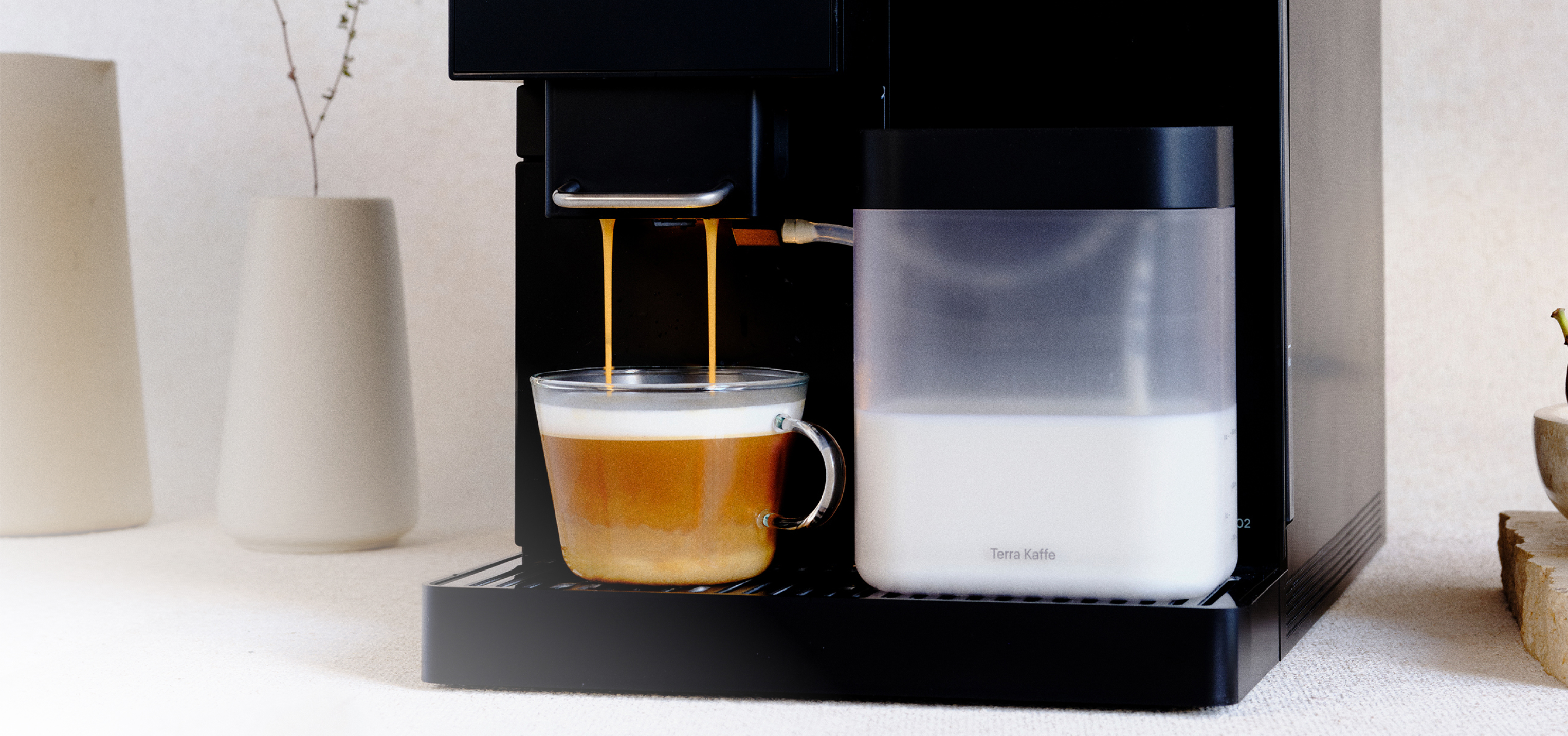 Aero Milk Frother in Black