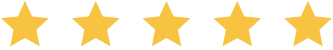 Five golden stars in a row.