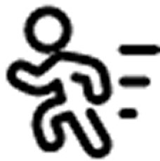 Black and white illustration of a person wearing a suit and tie.