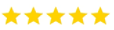 Five yellow stars in a horizontal row.