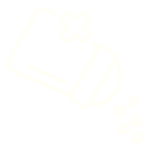 A white line icon of a salt shaker with an X mark, representing no salt or low sodium.