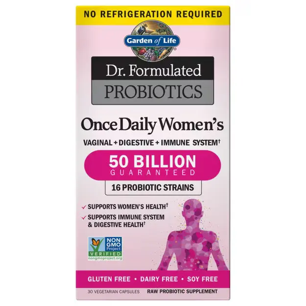 Box of Dr. Formulated Probiotics for women's health.