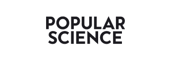The Popular Science logo, with the words stacked in black sans-serif font on a white background.