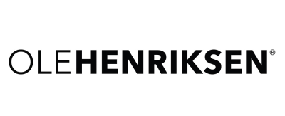 The Ole Henriksen logo, featuring the brand name in black, capital letters on a white background.