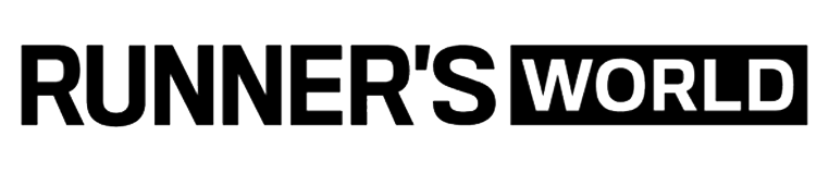 Logo with text 'RUNNER'S WORLD' in bold, black letters.