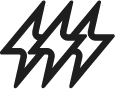 Black and white abstract zigzag pattern.