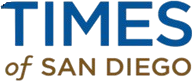 Logo of 'Times of San Diego' in blue and brown text.